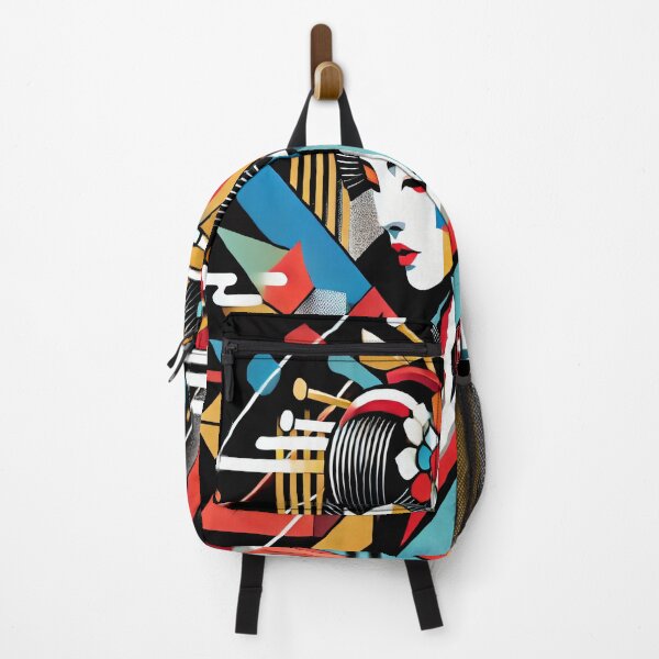 Item preview, Art Deco Geisha: A Fusion of Japanese Tradition and Modernism designed and sold by SakuraJapanArt.