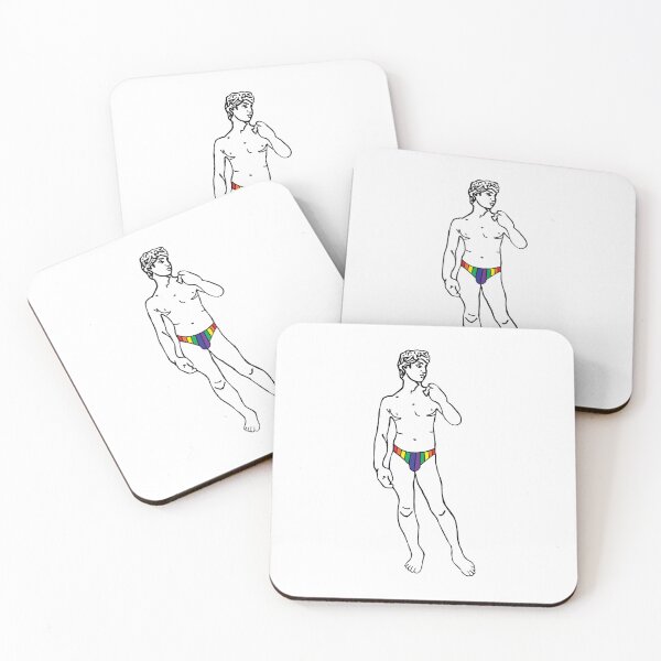 Item preview, Michelangelo's David Sculpture Art History LGBTQ+ Rainbow Pride designed and sold by rosaliemillen.