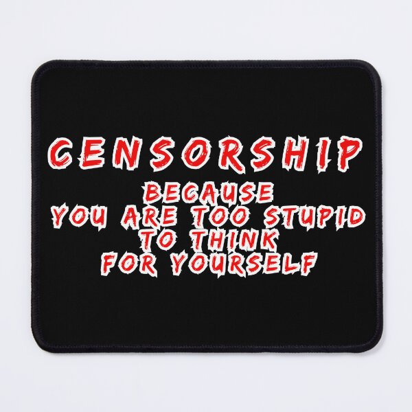 Item preview, Censorship 00 designed and sold by ARabbitHole.