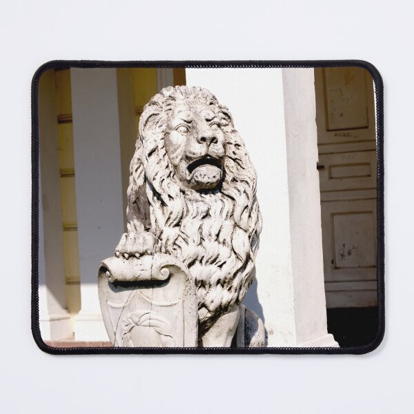 Item preview, Beautiful sculpture of a lion at the Raczyński Palace in Złoty Potok, a town in Poland designed and sold by mikistudio.