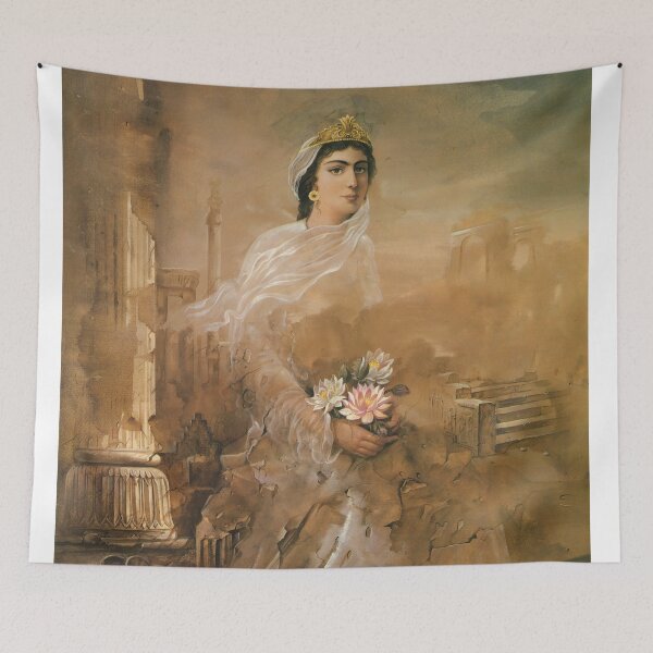 Item preview, Exquisite Hand-Painted Persian Artwork – Intricate Detail designed and sold by mazis.