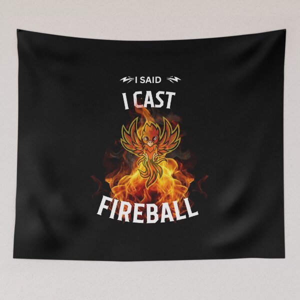 Item preview, I thrown Fireball Wizard Sorcerer DM Gift TTRPG designed and sold by THEPURITYSTAR.