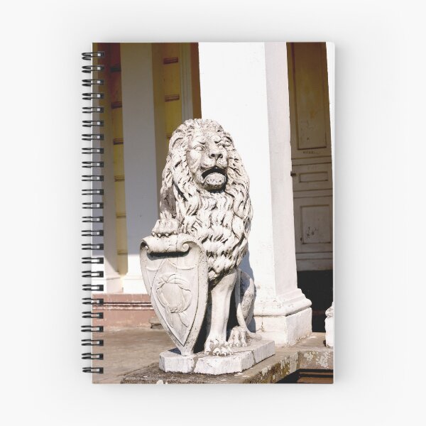 Item preview, Beautiful sculpture of a lion at the Raczyński Palace in Złoty Potok, a town in Poland designed and sold by mikistudio.