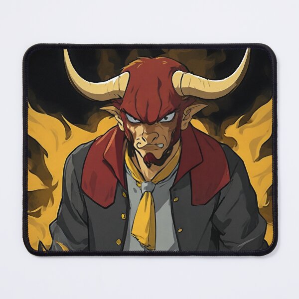 Artikelvorschau, Humanoider Stier-Cartoon entworfen und verkauft von ArtFactor-E.
