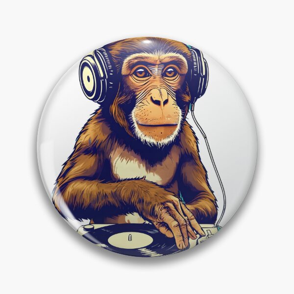Item preview, DJ Monkey designed and sold by misbahsiro.