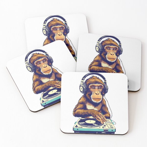 Item preview, DJ Monkey designed and sold by misbahsiro.