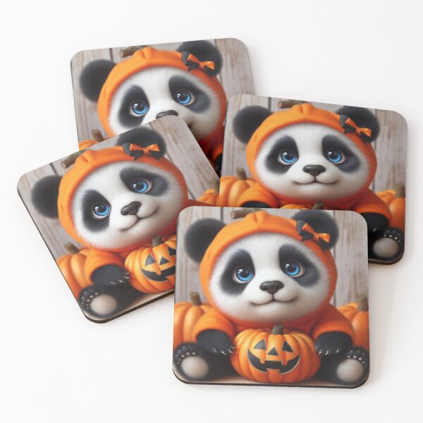 Item preview, Cute Halloween Panda designed and sold by PANDALOVEART.