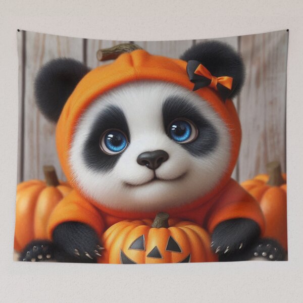 Item preview, Cute Halloween Panda designed and sold by PANDALOVEART.