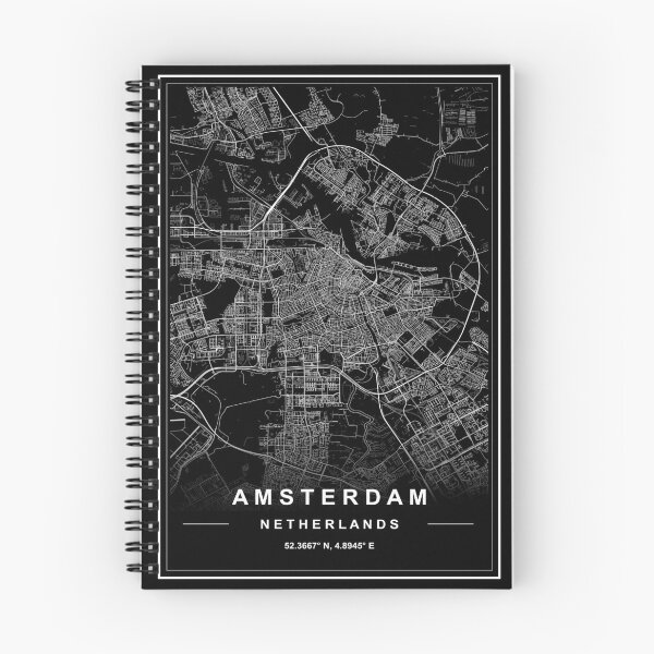 Item preview, Amsterdam City Map designed and sold by SHAMPAIN-ART-CO.