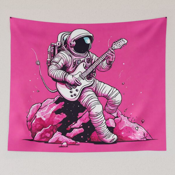 Item preview, Astronaut Playing Guitar in Deep Space 3 designed and sold by Tom-Johnson.