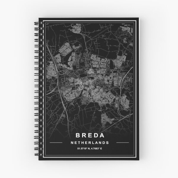 Item preview, Breda City Map designed and sold by SHAMPAIN-ART-CO.