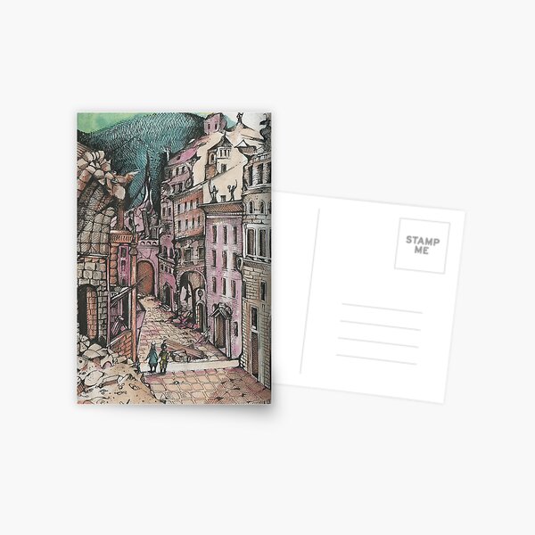 LOVE AMONG THE RUINS Postcard