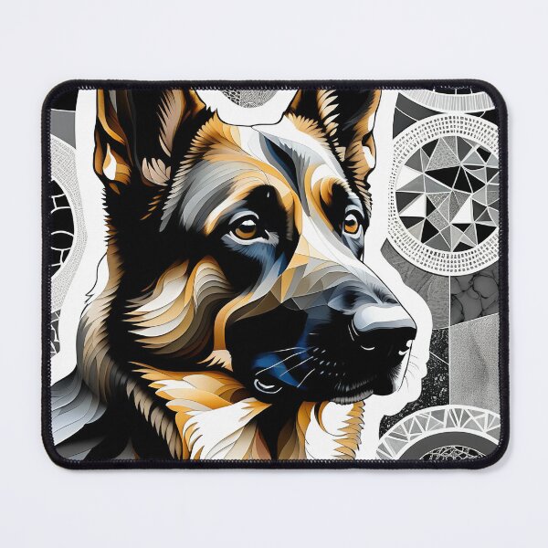 Item preview, Dog Colored Abstract Vintage Zentangle Art designed and sold by Witty Shirts.