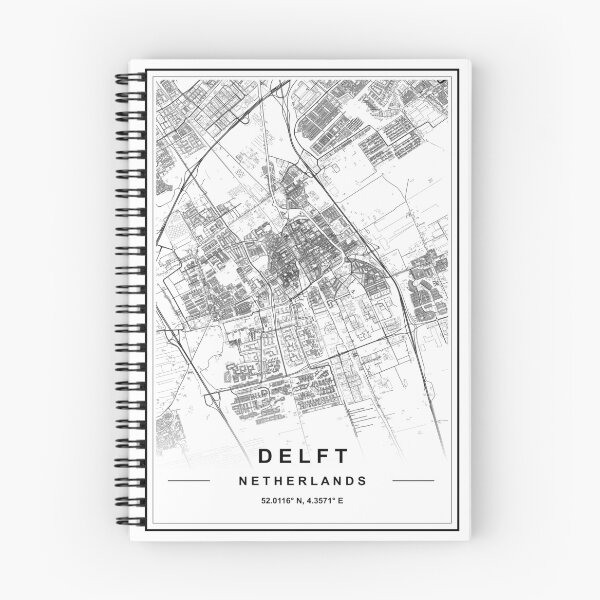 Item preview, Delft City Map designed and sold by SHAMPAIN-ART-CO.