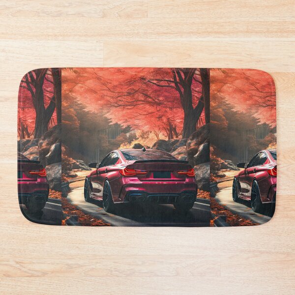 Item preview, Rear View of Performance Sedan on Serene Road designed and sold by RevUpDesign.