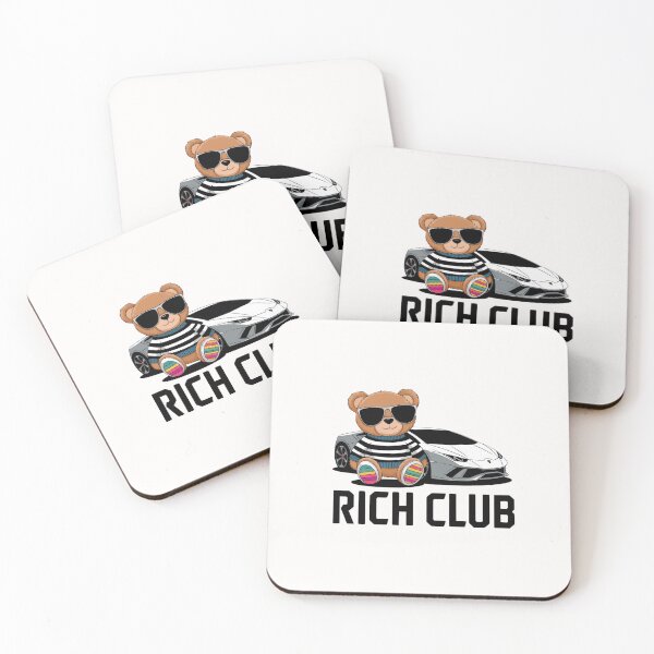 Item preview, Rich Club: Luxury Teddy Bear with Lambo - Style Meets Elegance designed and sold by Colorful-Garden.