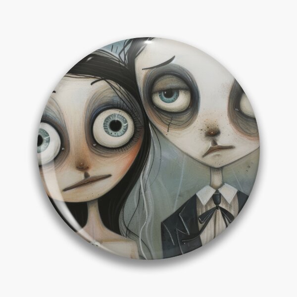 Item preview, Dark Gothic Wedding Couple, Melancholic Wedding Illustration designed and sold by Piotrek0001.