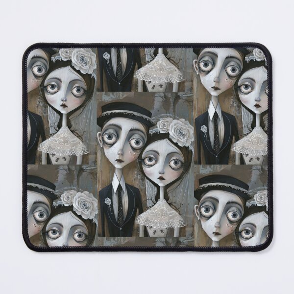 Item preview, Dark Gothic Wedding Couple, Melancholic Wedding Illustration designed and sold by Piotrek0001.