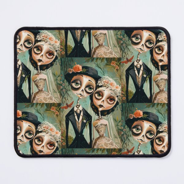 Item preview, Dark Gothic Wedding Couple, Melancholic Wedding Illustration designed and sold by Piotrek0001.