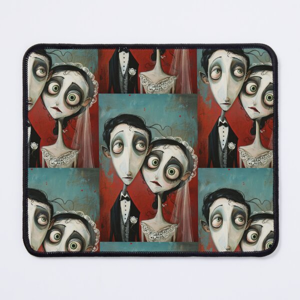 Item preview, Dark Gothic Wedding Couple, Melancholic Wedding Illustration designed and sold by Piotrek0001.