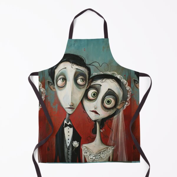 Item preview, Dark Gothic Wedding Couple, Melancholic Wedding Illustration designed and sold by Piotrek0001.