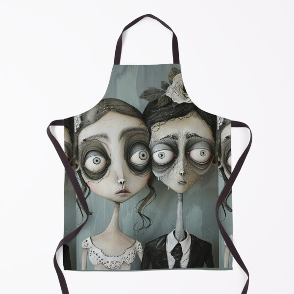 Item preview, Dark Gothic Wedding Couple, Melancholic Wedding Illustration designed and sold by Piotrek0001.