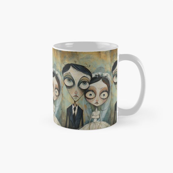 Item preview, Dark Gothic Wedding Couple, Melancholic Wedding Illustration designed and sold by Piotrek0001.