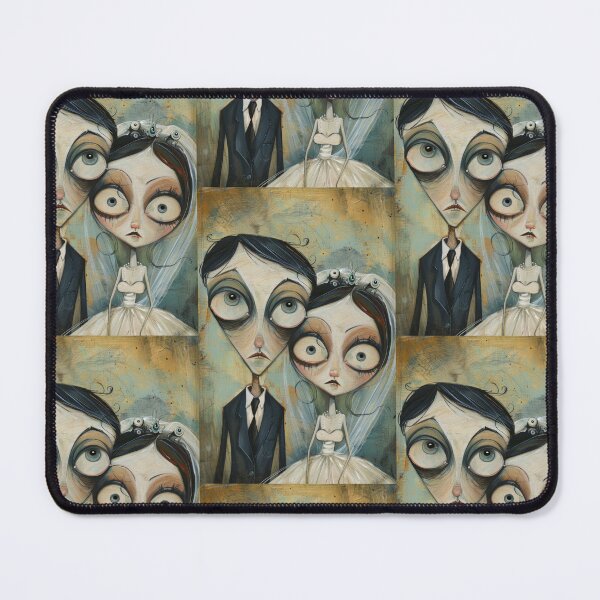 Item preview, Dark Gothic Wedding Couple, Melancholic Wedding Illustration designed and sold by Piotrek0001.