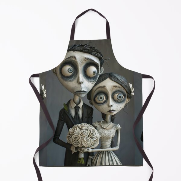 Item preview, Dark Gothic Wedding Couple, Melancholic Wedding Illustration designed and sold by Piotrek0001.