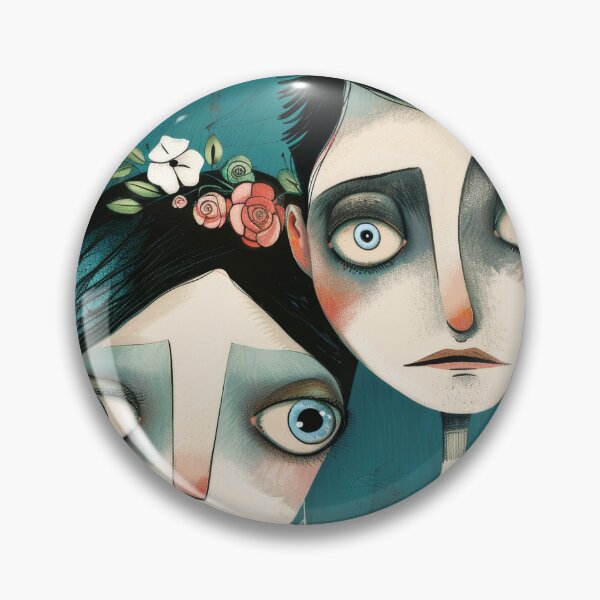 Item preview, Dark Gothic Wedding Couple, Melancholic Wedding Illustration designed and sold by Piotrek0001.