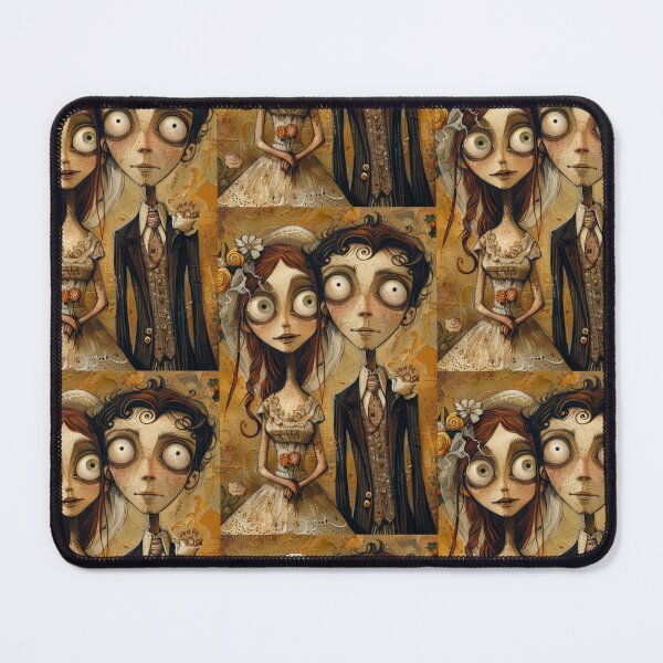Item preview, Dark Gothic Wedding Couple, Melancholic Wedding Illustration designed and sold by Piotrek0001.