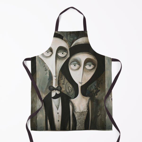 Item preview, Dark Gothic Wedding Couple, Melancholic Wedding Illustration designed and sold by Piotrek0001.