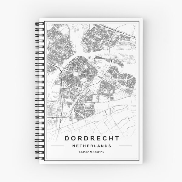 Item preview, Dordrecht City Map designed and sold by SHAMPAIN-ART-CO.