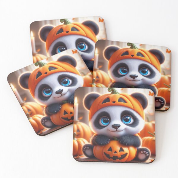 Item preview, Cute Halloween Panda 3 designed and sold by PANDALOVEART.