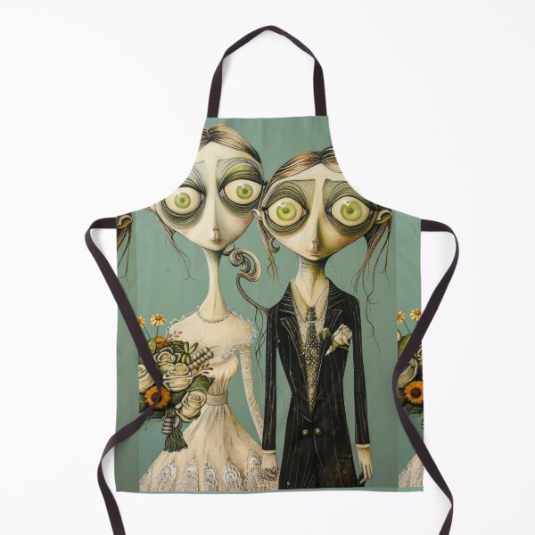 Item preview, Dark Gothic Wedding Couple, Melancholic Wedding Illustration designed and sold by Piotrek0001.
