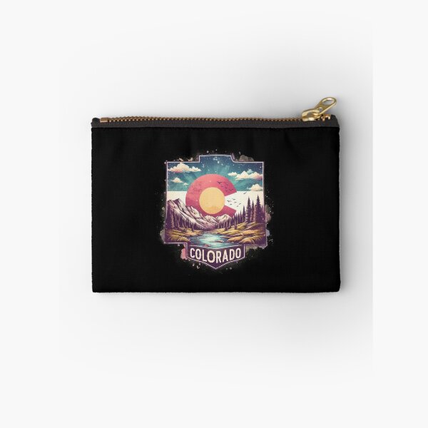 Item preview, Colorado retro travel map of United States designed and sold by CleanDecor.