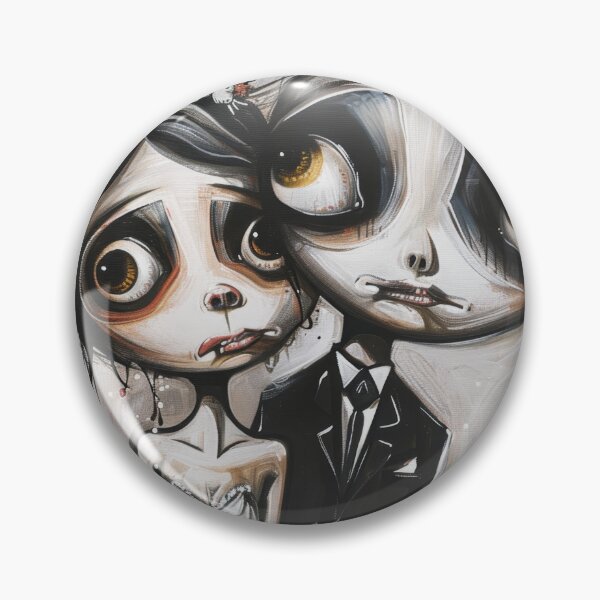 Item preview, Dark Gothic Wedding Couple, Melancholic Wedding Illustration designed and sold by Piotrek0001.