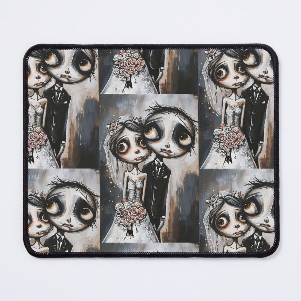Item preview, Dark Gothic Wedding Couple, Melancholic Wedding Illustration designed and sold by Piotrek0001.