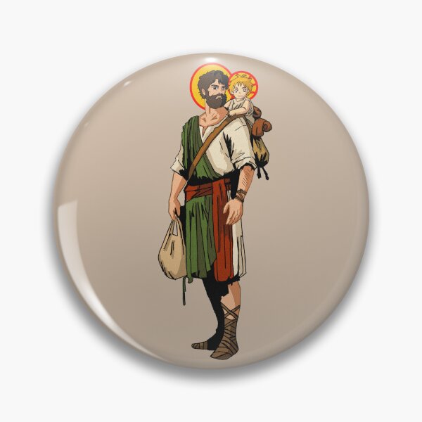 Item preview, Saint Christopher designed and sold by HappyRandomArt.