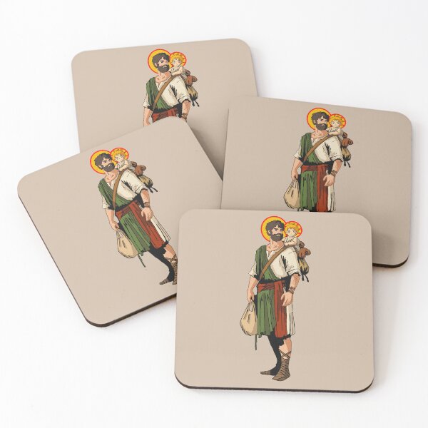 Item preview, Saint Christopher designed and sold by HappyRandomArt.