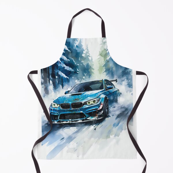 Item preview, High-Performance Coupe Drifting Through Snowy Forest designed and sold by RevUpDesign.