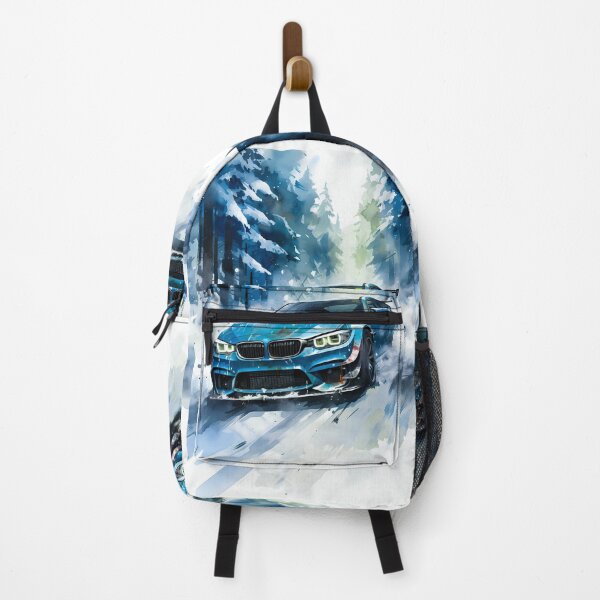 Item preview, High-Performance Coupe Drifting Through Snowy Forest designed and sold by RevUpDesign.