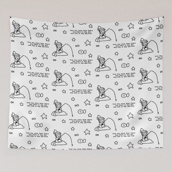 Item preview, cat fishing for love designed and sold by sastoonspoon.