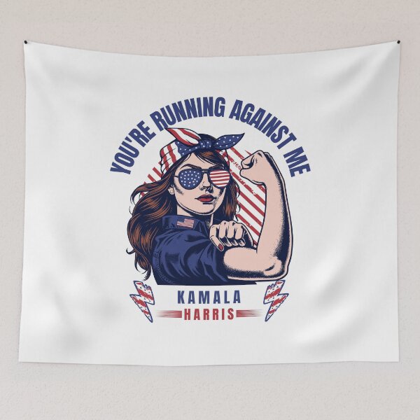 Item preview, You're Running Against Me, Kamala Harris designed and sold by throuplescorner.