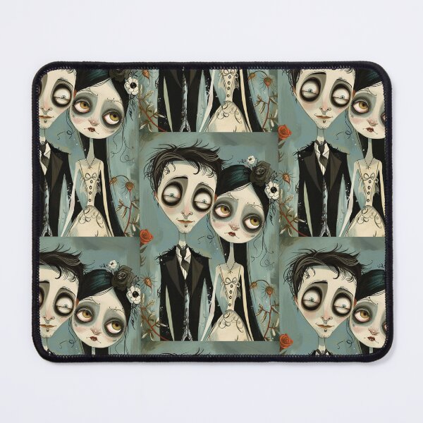 Item preview, Gothic Wedding Couple, Melancholic Artistic Wedding Illustrations designed and sold by Piotrek0001.