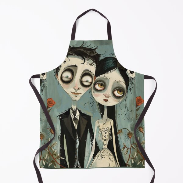 Item preview, Gothic Wedding Couple, Melancholic Artistic Wedding Illustrations designed and sold by Piotrek0001.