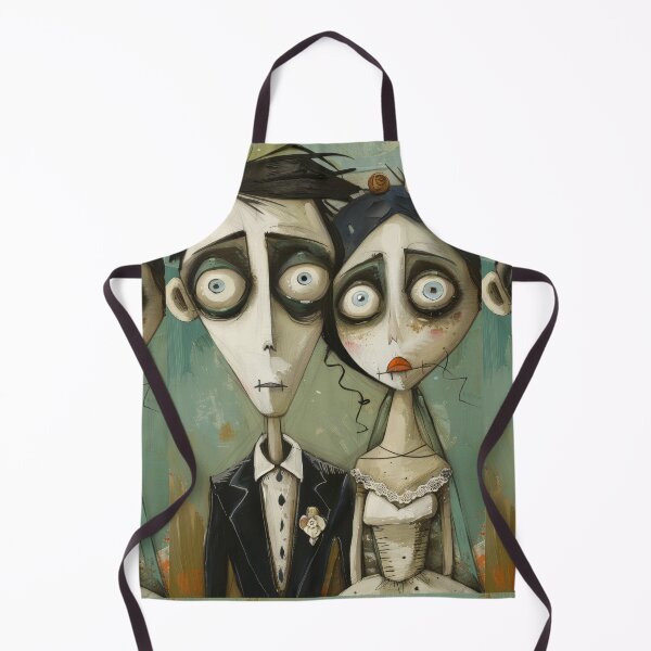 Item preview, Gothic Wedding Couple, Melancholic Artistic Wedding Illustrations designed and sold by Piotrek0001.