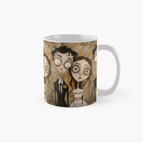 Item preview, Gothic Wedding Couple, Melancholic Artistic Wedding Illustrations designed and sold by Piotrek0001.