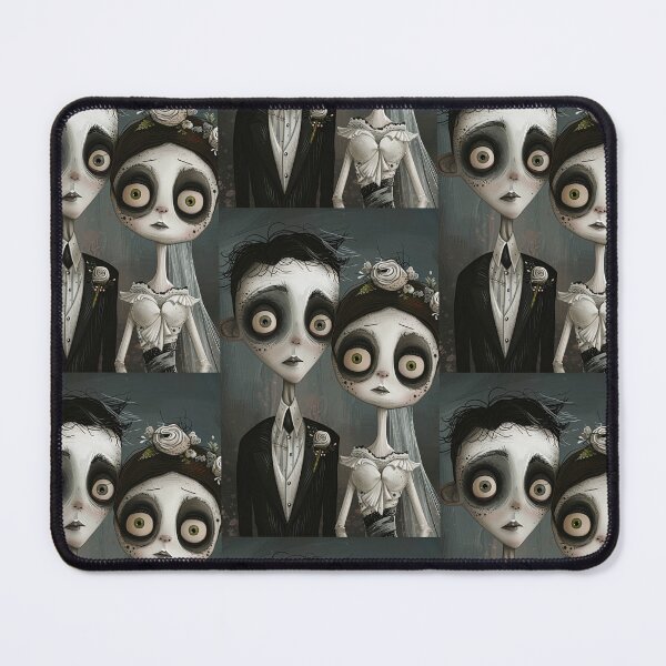 Item preview, Gothic Wedding Couple, Melancholic Artistic Wedding Illustrations designed and sold by Piotrek0001.