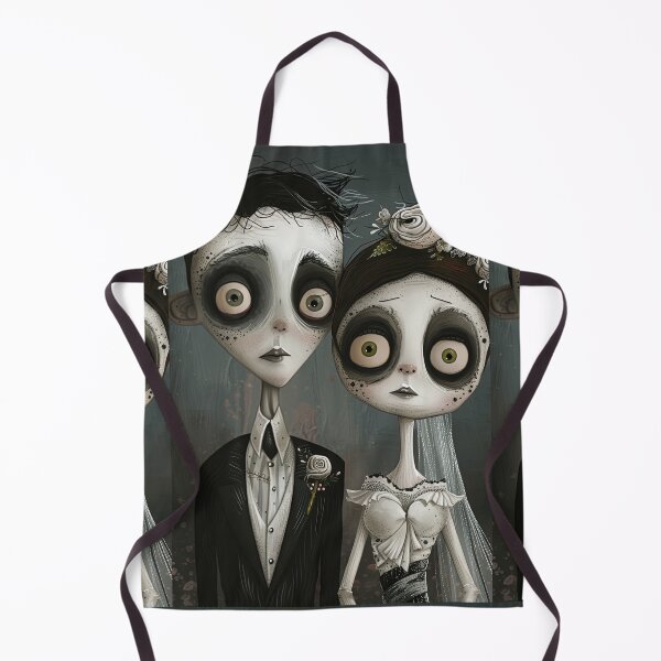 Item preview, Gothic Wedding Couple, Melancholic Artistic Wedding Illustrations designed and sold by Piotrek0001.